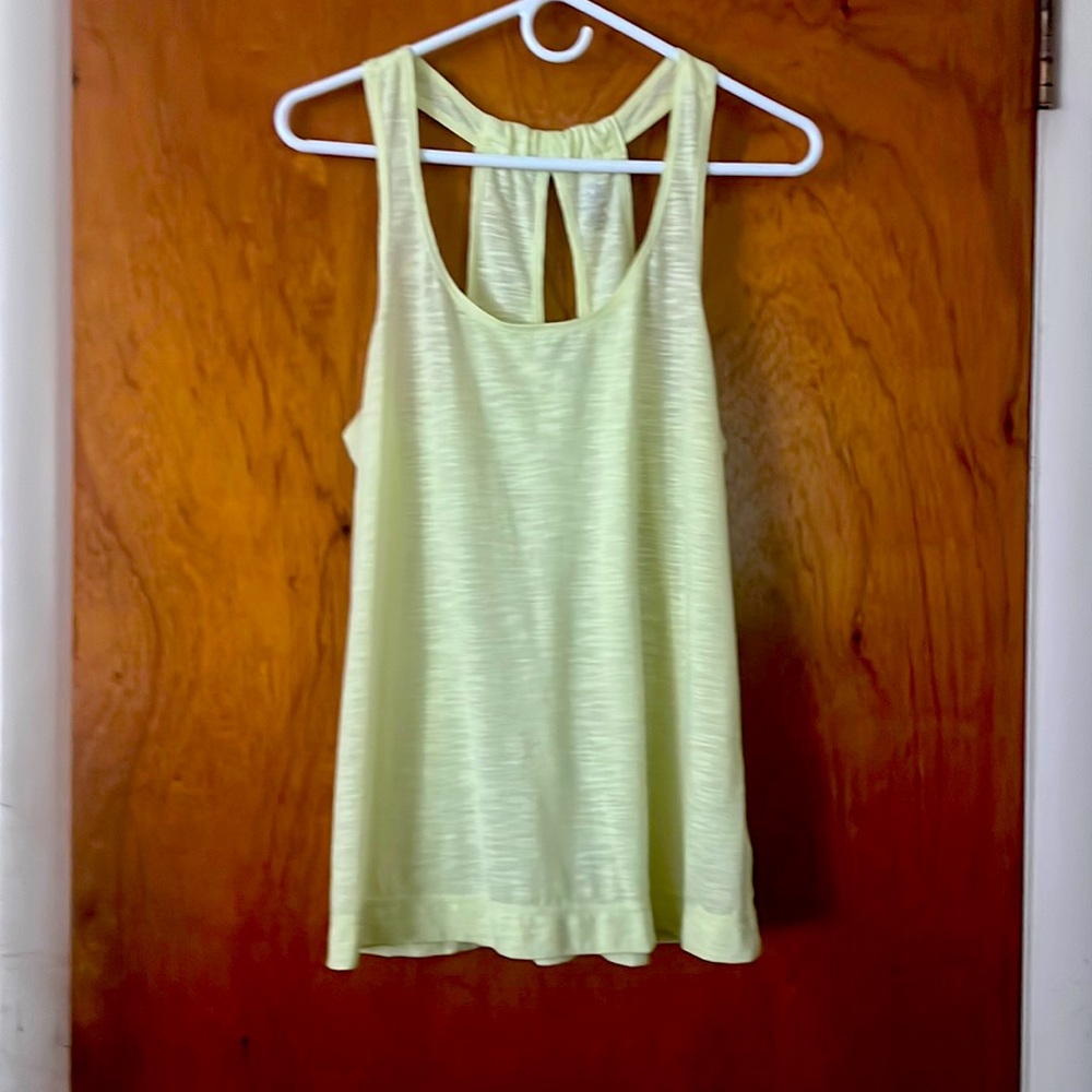 Gaiam yellow workout tank in medium
